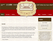 Tablet Screenshot of bargainupholstery.com